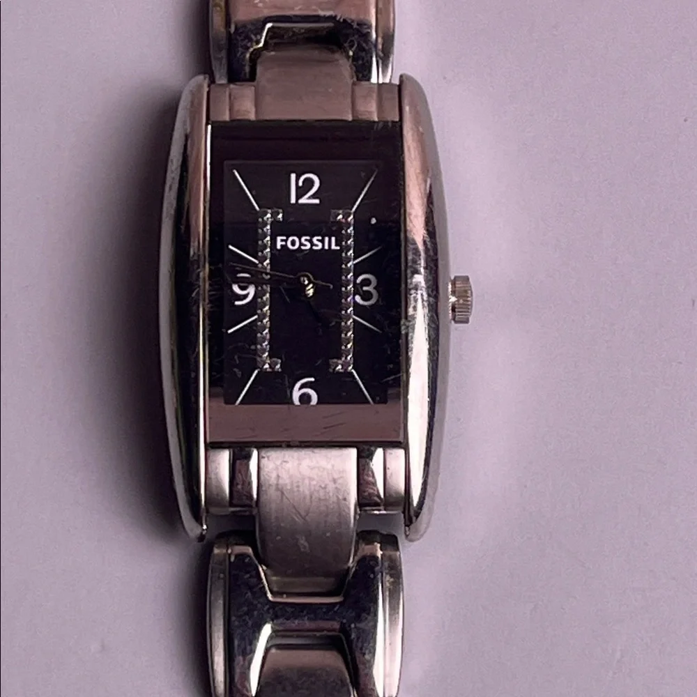 Fossil Women's Silver Link Watch